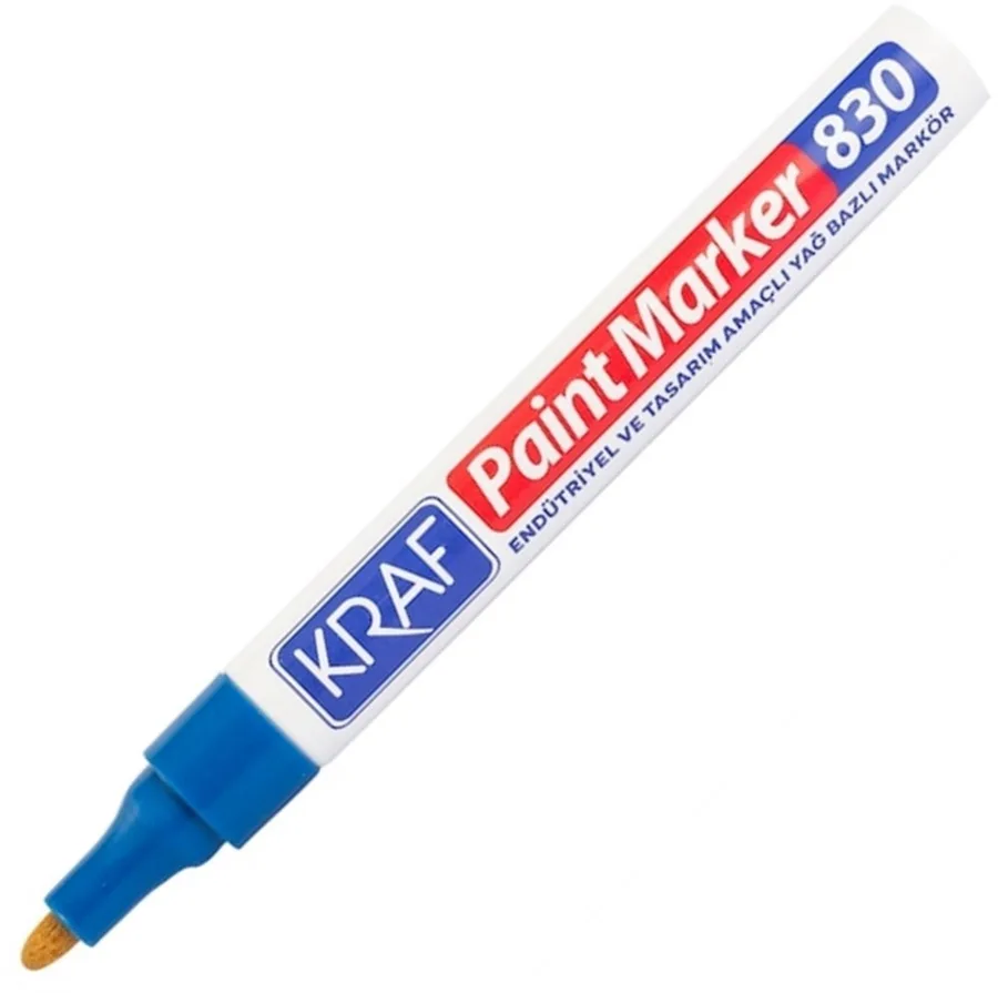 Kraf 830 Paint Marker Kalem Mavi