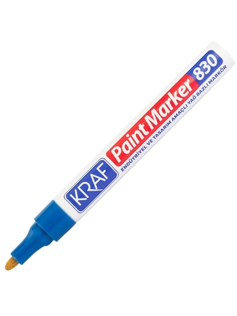 Kraf 830 Paint Marker Kalem Mavi