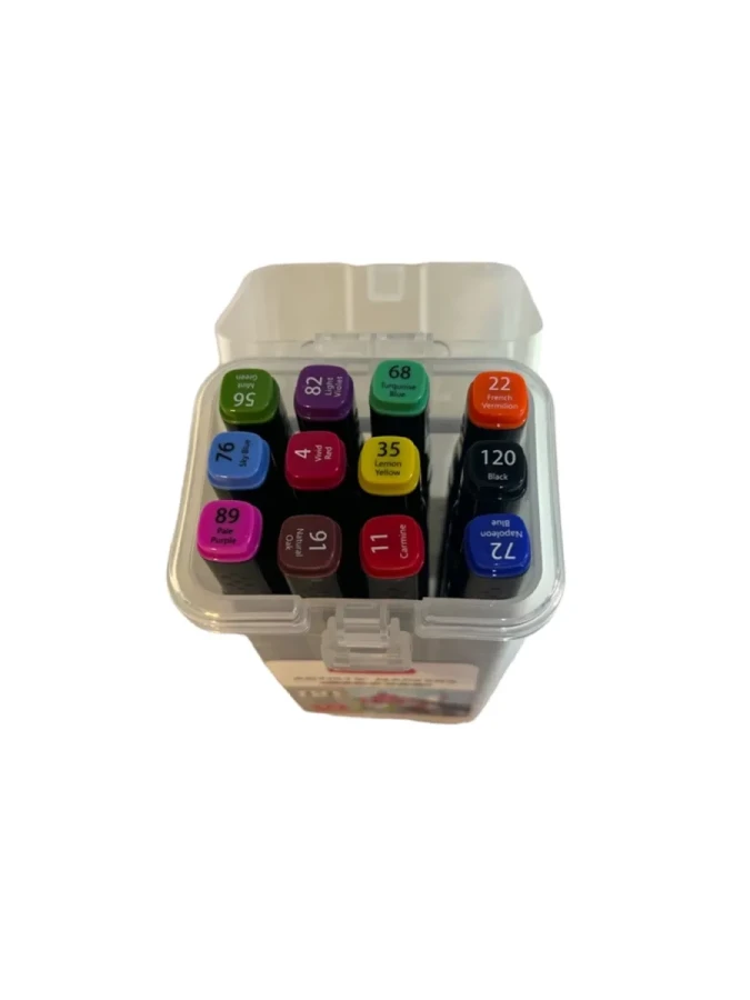 Mona Lisa Touchblack Çift Uçlu Marker Kalem 12 Renk Tm1-12