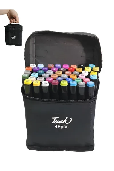 Mona Lisa Touchblack Çift Uçlu Marker Kalem 24 Renk Tm1-24