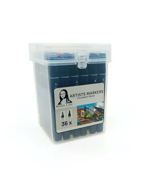 Mona Lisa Touchblack Çift Uçlu Marker Kalem 24 Renk Tm1-24