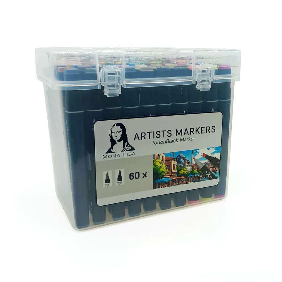 Mona Lisa Touchblack Çift Uçlu Marker Kalem 60 Renk Tm1-60