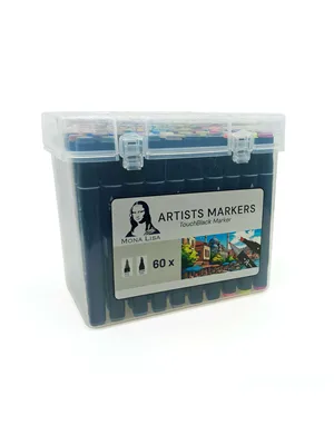 Mona Lisa Touchblack Çift Uçlu Marker Kalem 60 Renk Tm1-60
