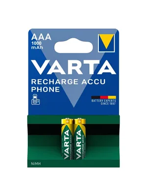 Varta Aaa 1000mah Şarjlı Pil 2"li