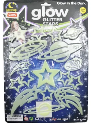 Ctoys Karanlıkta Parlayan Ay ve Yıldızlar Sg-21016abc