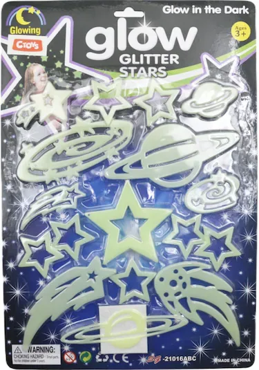 Ctoys Karanlıkta Parlayan Ay ve Yıldızlar Sg-21016abc