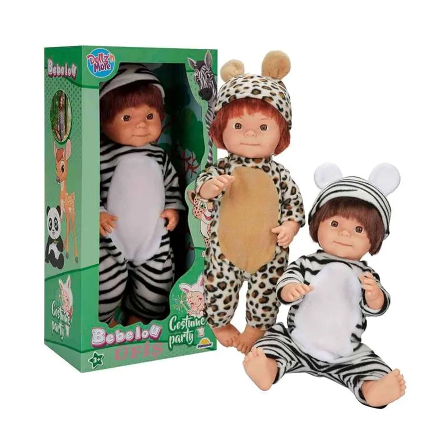 Sunman Bebelou 40 Cm Hayvan Kostümlü Bebek S00040041