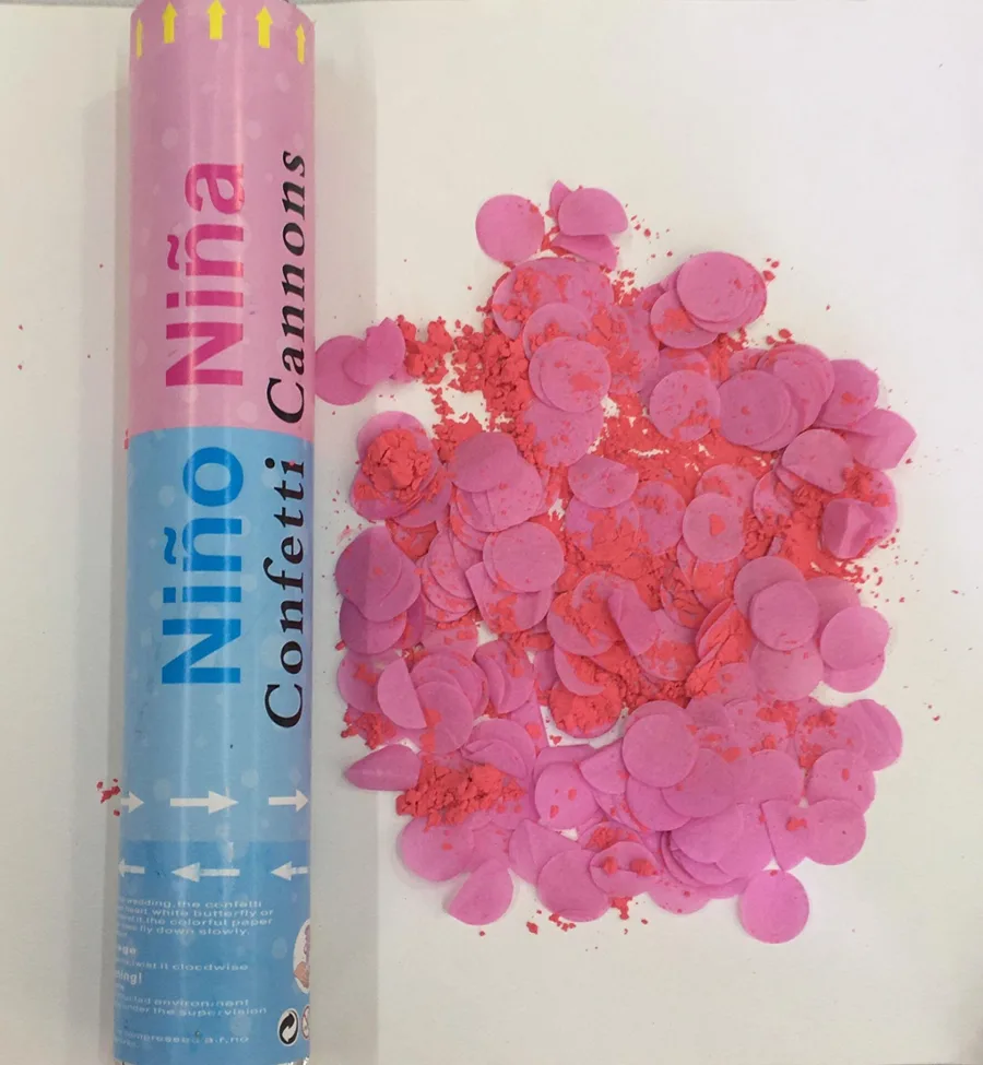 Nedi 30 Cm Konfeti Cinsiyet Pembe Kırpıntı+ Pembe Pudra 12445