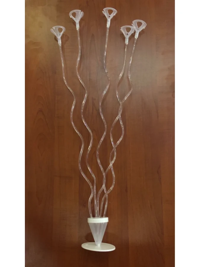 Nedi Balon Standı Ayaklı 5"li Helezon Model Renkli 12476
