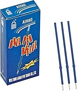 Aihao Metal Tükenmez Kalem Yedeği (refil) Mavi Pk-m001