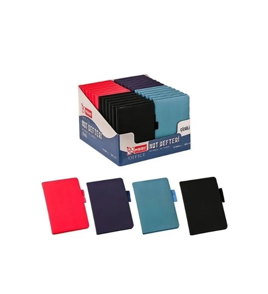 Mikro 11x16 80 Yaprak Çizgili Office Not Defteri Ofc-01