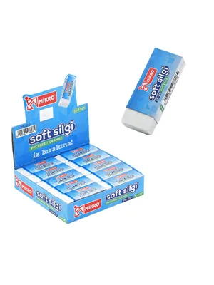 Mikro 2b-30tr Beyaz Soft Silgi