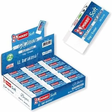 Mikro 2b-24tr Beyaz Soft Silgi