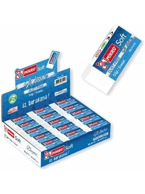 Mikro 2b-24tr Beyaz Soft Silgi