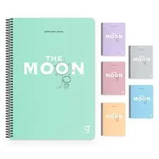 Gıpta Moon 17x24 Pp Kapak Spiralli Defter Kareli 80 Yp 6960