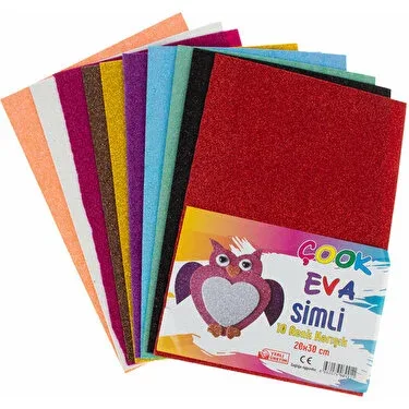 Çook 20x30 Simli Eva 10 Renk Karışık