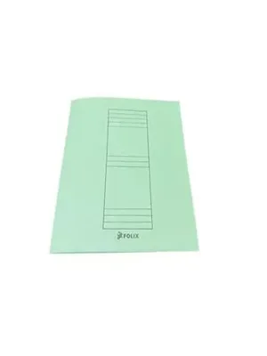 Folıx 1.hamur Yarım Kapak Karton Dosya Yeşil Dr.00765