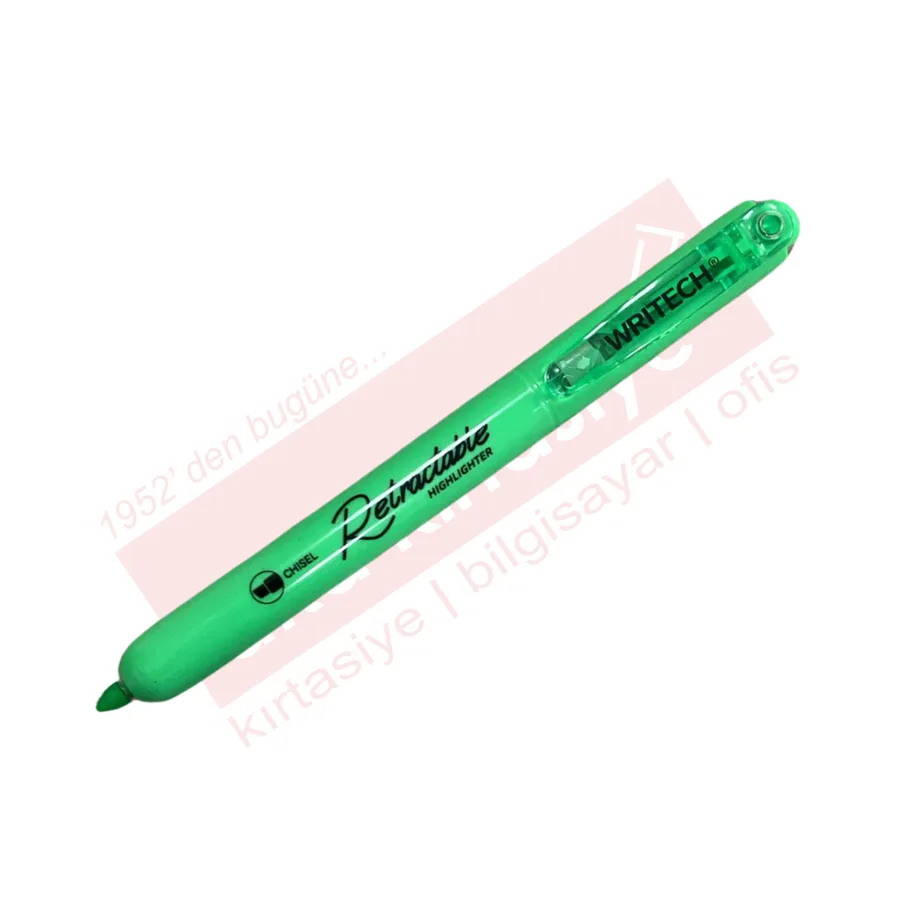 Wrıtech W-805s Basmalı Fosforlu Kalem Neon Yeşil 15326024