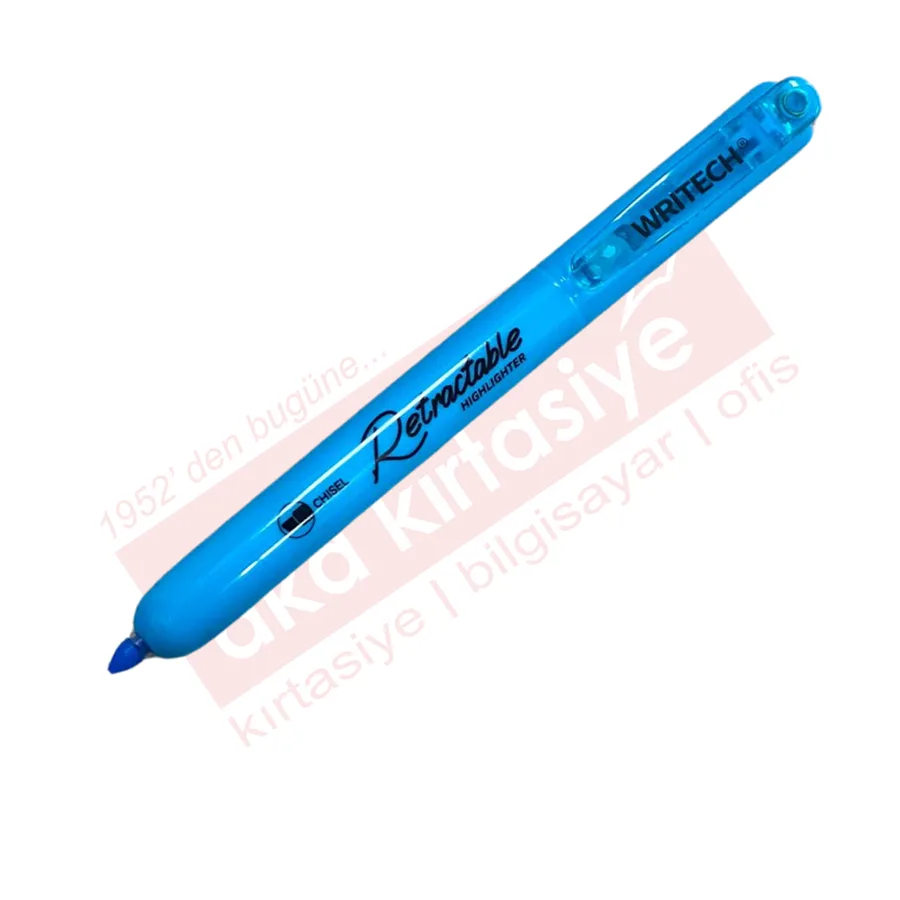 Wrıtech W-805s Basmalı Fosforlu Kalem Neon Mavi 15326025