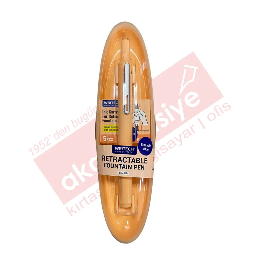 Wrıtech W-784 Basmalı Dolma Kalem Turuncu 15326367