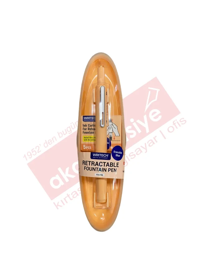 Wrıtech W-784 Basmalı Dolma Kalem Turuncu 15326367