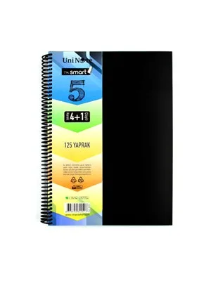 Çınar I'm Smart A4 Spiralli Pp Kapak 4+3 Ayraçlı Defter 175 Yp 62054