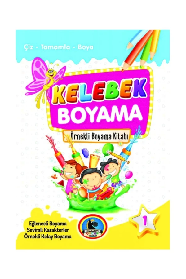 Kelebek Boyama - Karatay Yayınları
