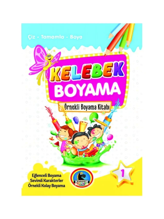 Kelebek Boyama - Karatay Yayınları
