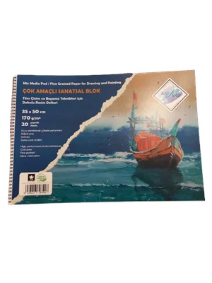 Art Liva 35x50 170 Gr 20 Yp Çizim Bloğu (dokulu Kağıt) Sd-104