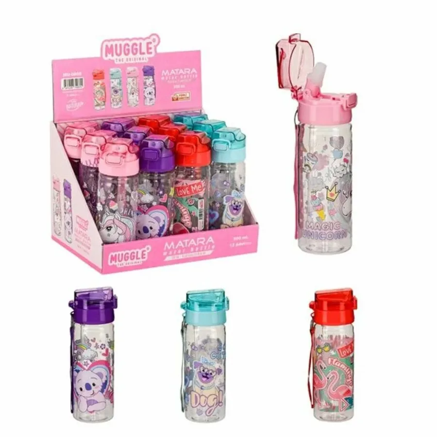 Muggle 500ml Plastik Matara Mu0808