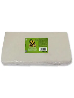Sio 10kg Argila Doğal Çamur Şamotlu Natural Beyaz