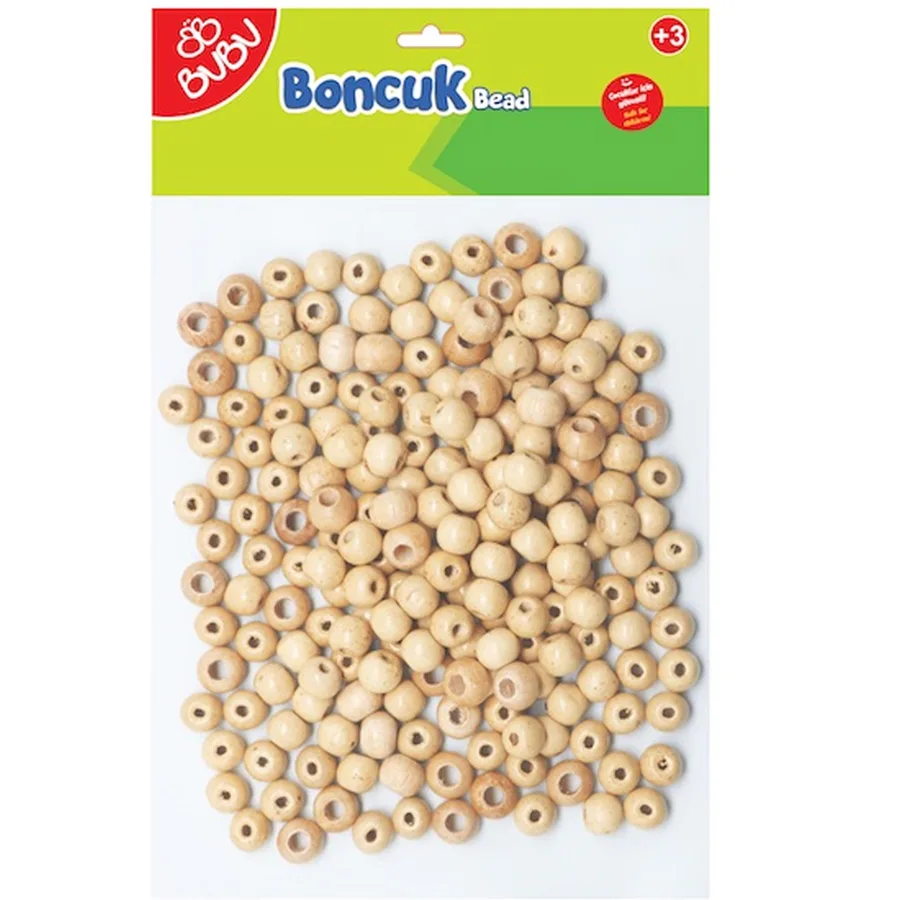 Bubu Mini Natural Yuvarlak Boncuk Karışık Boy Bn0003
