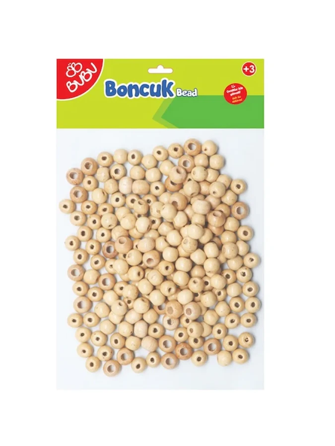 Bubu Mini Natural Yuvarlak Boncuk Karışık Boy Bn0003