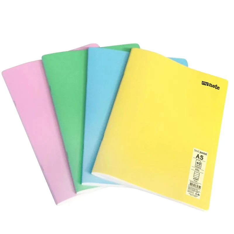Umur Mynote Text Pastel A5 Pp Kapak Defter Çizgili 40 Yp Mtxpa-a540-ç