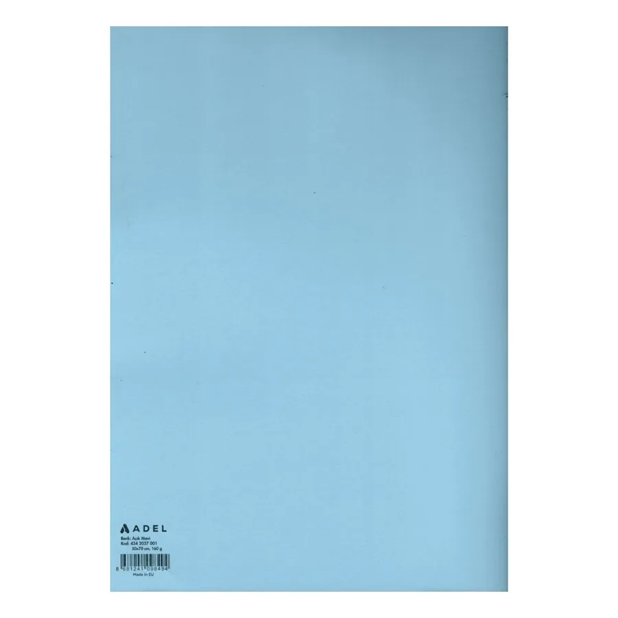 Herboy 50x70 160 Gr Fon Kartonu No:12 Açık Mavi Hrb-3107