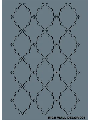 Rich New Seri 11x29 Medium Stencil M-001