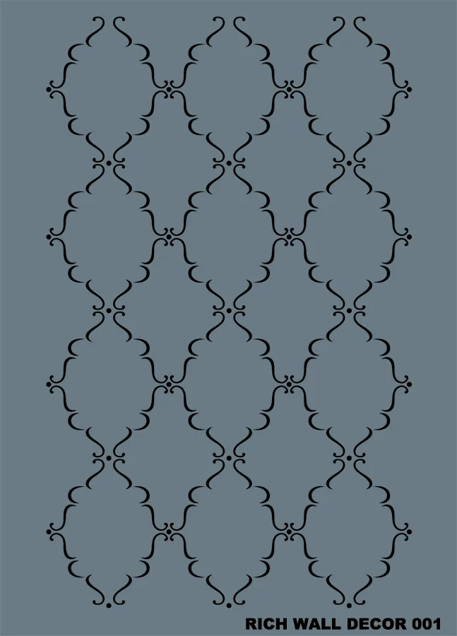 Rich New Seri 11x29 Medium Stencil M-001