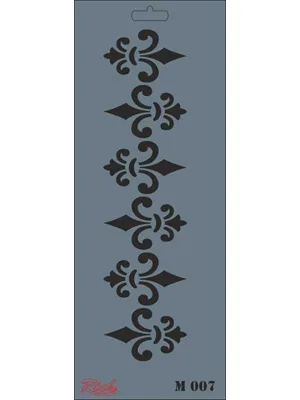 Rich New Seri 11x29 Medium Stencil M-007