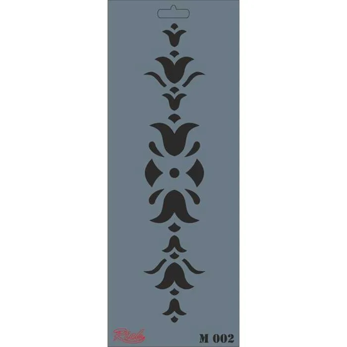 Rich New Seri 11x29 Medium Stencil M-002