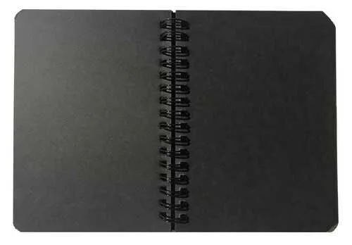 Space A6 Pp Kapak Spiralli Siyah Zemin Defter 30 Yp 777-207