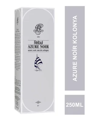Rebul 250 Ml Kolonya Cam Şişe Azure Noir