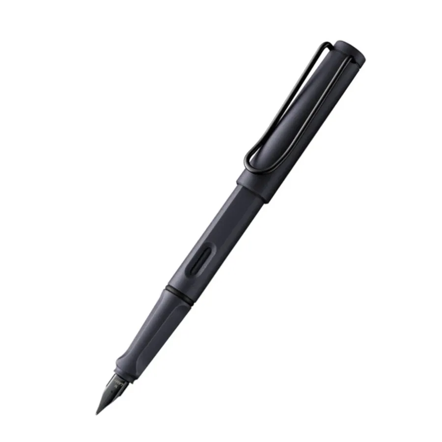 Lamy Safari Dolma Kalem M Uç Metal Klips Steel Black 0e2-sb-m