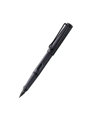 Lamy Safari Dolma Kalem M Uç Metal Klips Steel Black 0e2-sb-m