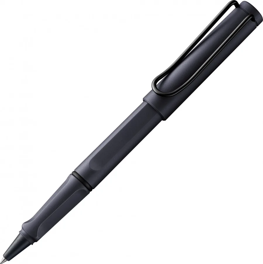 Lamy Safari Roller Kalem Metal Klips Steel Black 3e2-sb