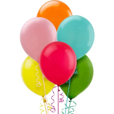 Nedi Düz Renk Balon 10"lu Karışık 12939