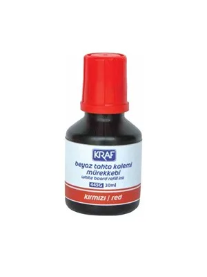 Kraf 445g 30 Ml Beyaz Tahta Kalemi Mürekkebi Siyah