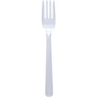 Smartpack Plastik Çatal Şeffaf 100"lü