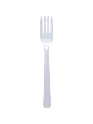 Smartpack Plastik Çatal Şeffaf 100"lü