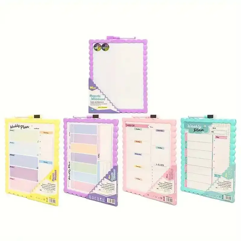 Mikro 21.5x28 Cm Çift Taraflı Kalemli Manyetik Yazı Tahtası Jl-115