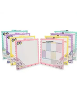 Mikro 29x29 Cm Çift Taraflı Kalemli Manyetik Yazı Tahtası Jl-116